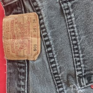 Levi's 501 men's black jeans (circa 1988)
